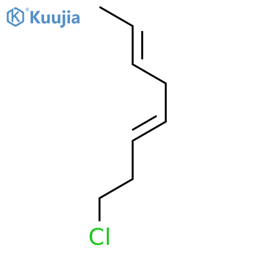 2,5-Octadiene, 8-chloro-, (E,E)- structure