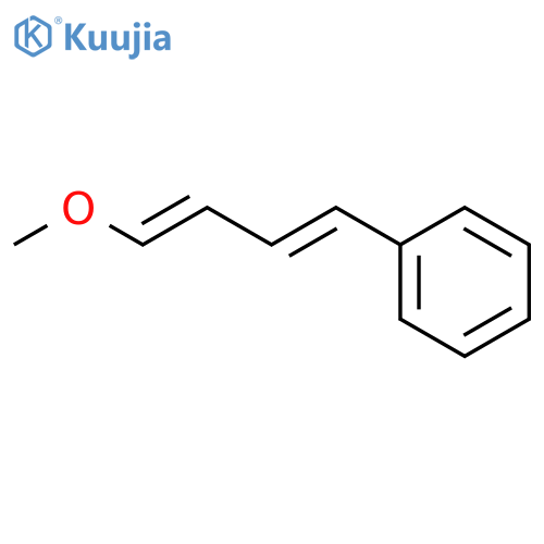 Benzene, (4-methoxy-1,3-butadienyl)- structure