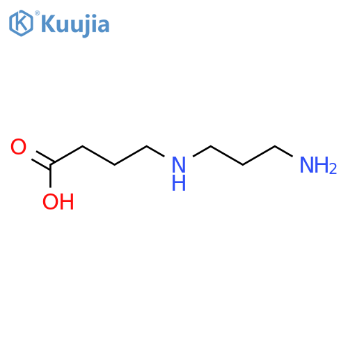 4-(3-aminopropyl)aminobutanoic acid structure