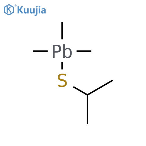 Plumbane, trimethyl[(1-methylethyl)thio]- structure