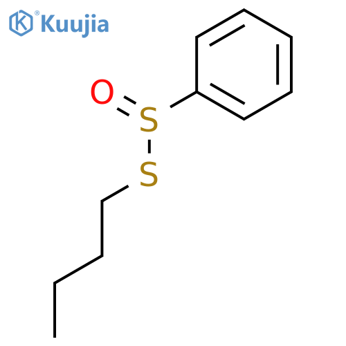 BENZENESULFINOTHIOIC ACID, S-BUTYL ESTER structure