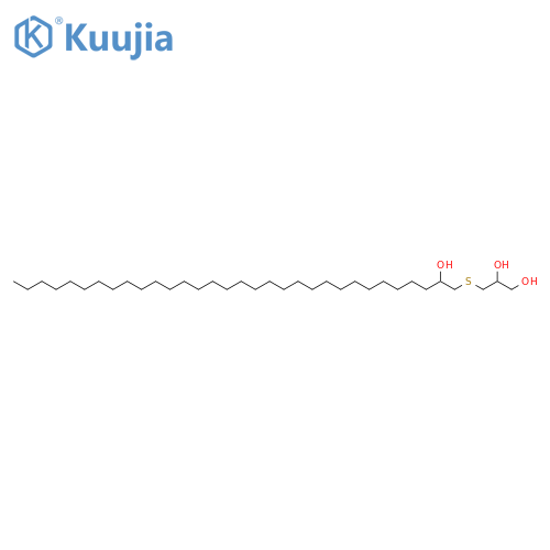 1,2-PROPANEDIOL, 3-[(2-HYDROXYDOTRIACONTYL)THIO]- structure