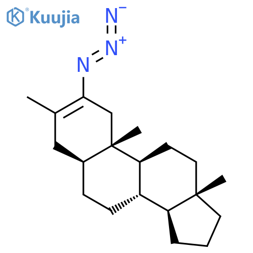 Androst-2-ene, 2-azido-3-methyl-, (5a)- structure