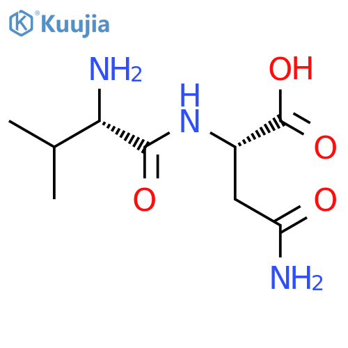 L-Valyl-L-asparagine structure