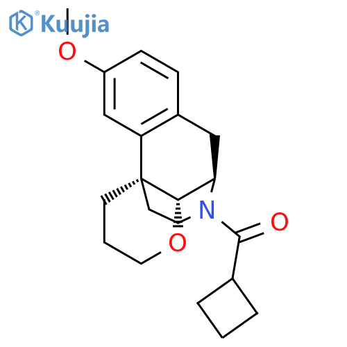 8-OXAMORPHINAN, 17-(CYCLOBUTYLCARBONYL)-3-METHOXY- structure