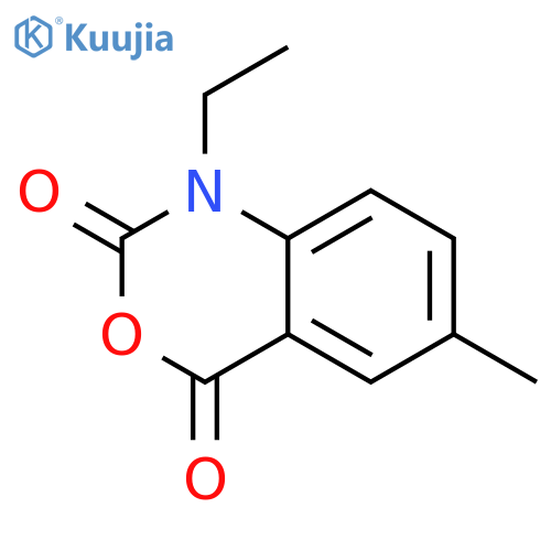 2H-3,1-Benzoxazine-2,4(1H)-dione, 1-ethyl-6-methyl- structure
