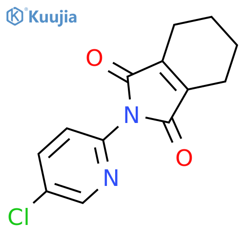1H-ISOINDOLE-1,3(2H)-DIONE, 2-(5-CHLORO-2-PYRIDINYL)-4,5,6,7-TETRAHYDRO- structure