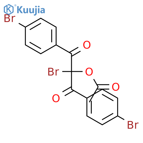 1,3-Propanedione, 2-(acetyloxy)-2-bromo-1,3-bis(4-bromophenyl)- structure