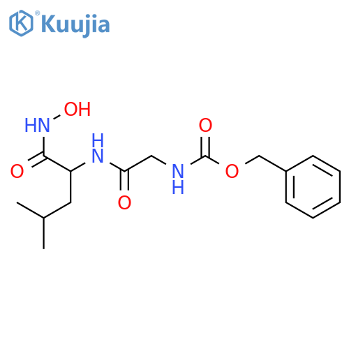 L-Leucinamide, N-[(phenylmethoxy)carbonyl]glycyl-N-hydroxy- structure
