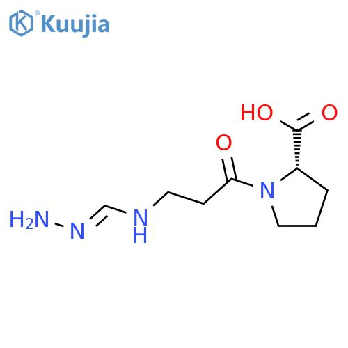 L-PROLINE, 1-[3-[(AMINOIMINOMETHYL)AMINO]-1-OXOPROPYL]- structure