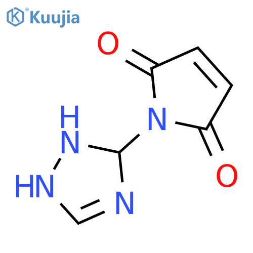 1H-Pyrrole-2,5-dione, 1-(2,3-dihydro-1H-1,2,4-triazol-3-yl)- structure