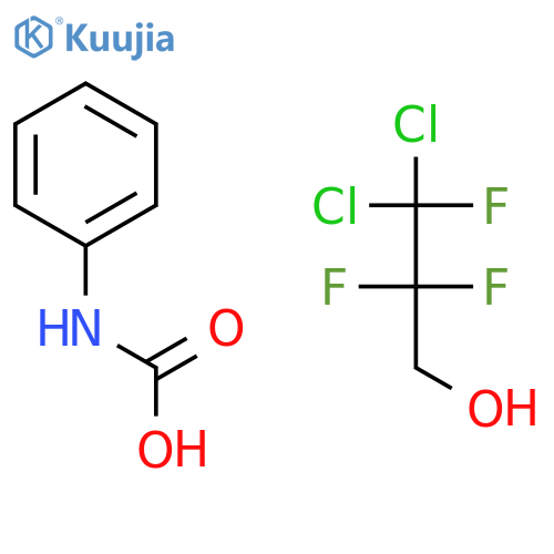 Phenylcarbamic acid--3,3-dichloro-2,2,3-trifluoropropan-1-ol (1/1) structure
