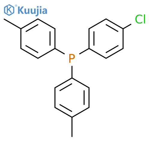 Phosphine, (4-chlorophenyl)bis(4-methylphenyl)- structure