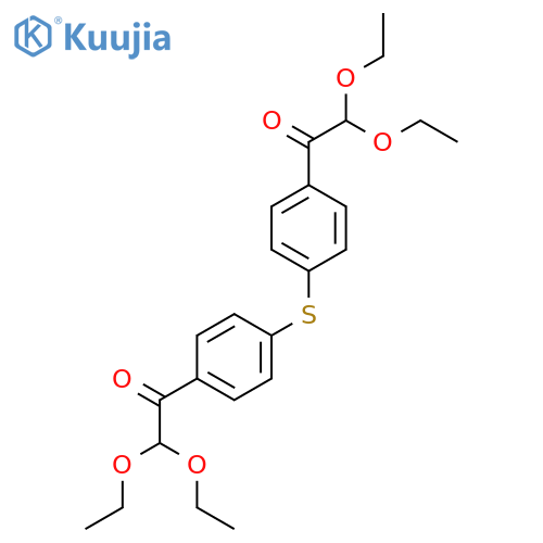 Ethanone, 1,1'-(thiodi-4,1-phenylene)bis[2,2-diethoxy- structure