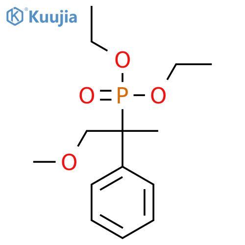 Phosphonic acid, [1-(methoxymethyl)-1-phenylethyl]-, diethyl ester structure