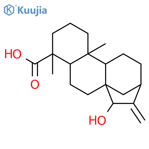Kaur-16-en-18-oic acid, 15-hydroxy-, (4a,15b)- structure