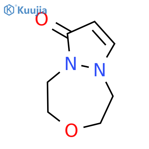7H-Pyrazolo[1,2-d][1,4,5]oxadiazepin-7-one, 1,2,4,5-tetrahydro- structure