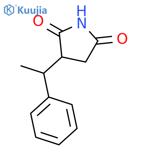 2,5-PYRROLIDINEDIONE, 3-(1-PHENYLETHYL)- structure