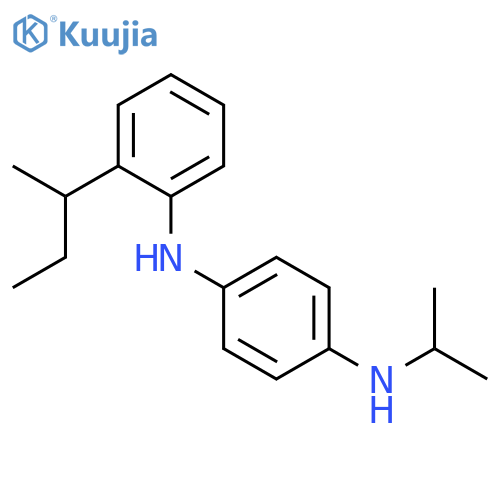 1,4-BENZENEDIAMINE, N-(1-METHYLETHYL)-N'-[2-(1-METHYLPROPYL)PHENYL]- structure