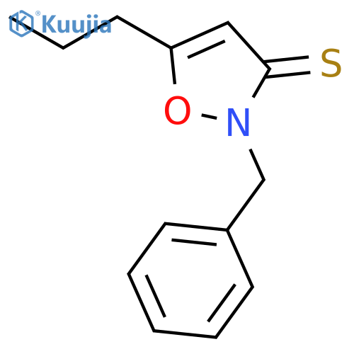 3(2H)-Isoxazolethione, 2-(phenylmethyl)-5-propyl- structure