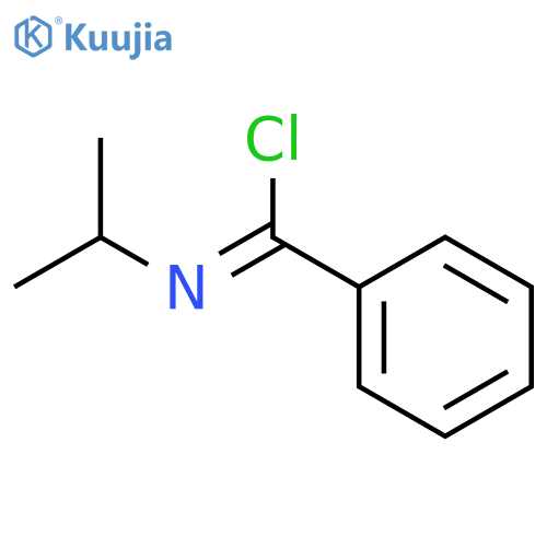N-(propan-2-yl)benzenecarbonimidoyl chloride structure