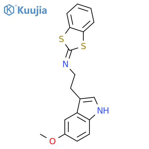 1H-Indole-3-ethanamine, N-1,3-benzodithiol-2-ylidene-5-methoxy- structure