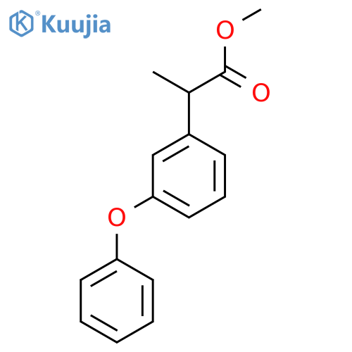 Methyl 2-(3-phenoxyphenyl)propanoate structure