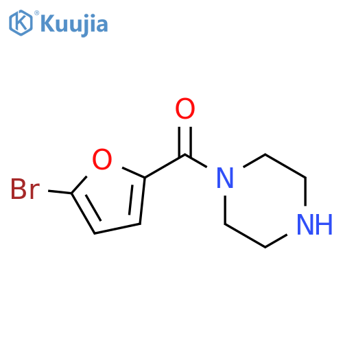 1-(5-Bromofuran-2-carbonyl)piperazine structure