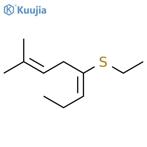 2,5-Octadiene, 5-(ethylthio)-2-methyl-, (E)- structure