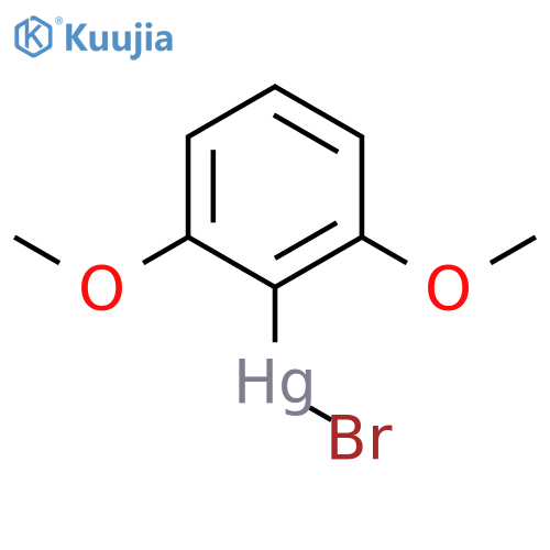 MERCURY, BROMO(2,6-DIMETHOXYPHENYL)- structure