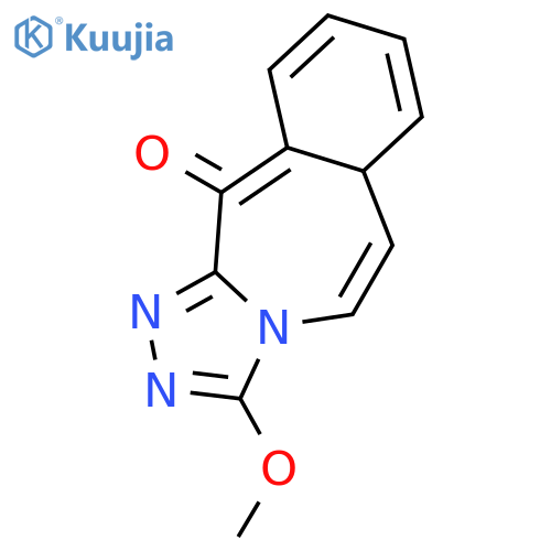 11H-1,2,4-TRIAZOLO[3,4-B][3]BENZAZEPIN-11-ONE, 3-METHOXY- structure