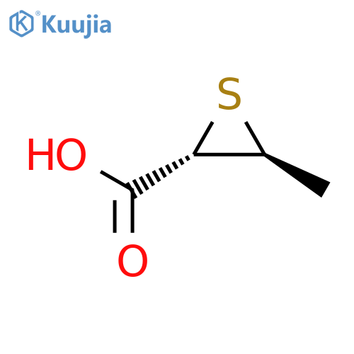THIIRANECARBOXYLIC ACID, 3-METHYL-, TRANS- structure