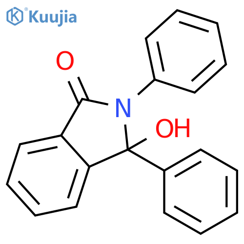 3-hydroxy-2,3-diphenyl-2,3-dihydro-1H-isoindol-1-one structure