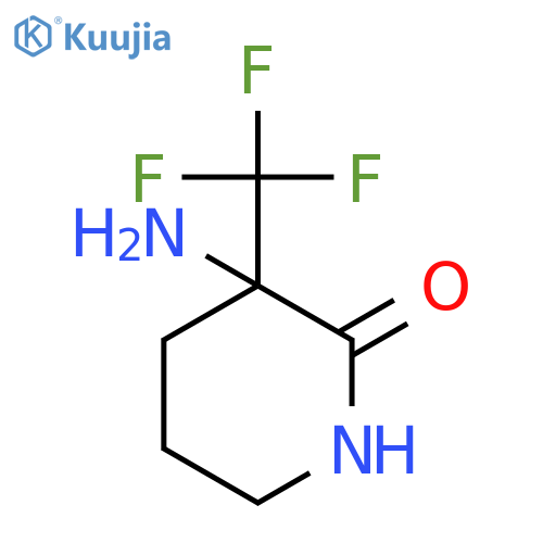 3-amino-3-(trifluoromethyl)piperidin-2-one structure