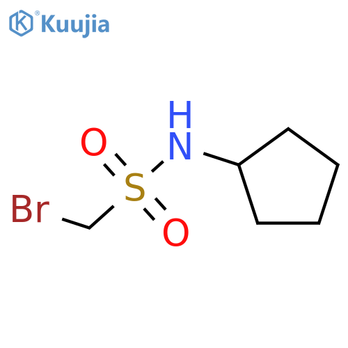 METHANESULFONAMIDE, 1-BROMO-N-CYCLOPENTYL- structure