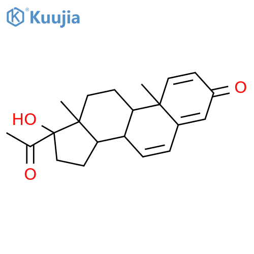 17-Hydroxypregna-1,4,6-triene-3,20-dione structure