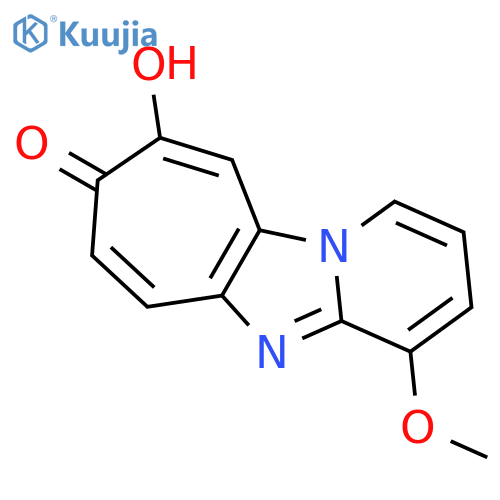 8H-Cyclohept[4,5]imidazo[1,2-a]pyridin-8-one, 9-hydroxy-4-methoxy- structure