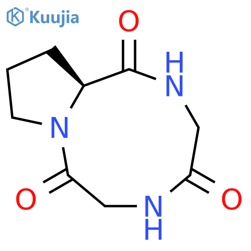 1H-PYRROLO[1,2-A][1,4,7]TRIAZONINE-1,4,7-TRIONE, OCTAHYDRO-, (S)- structure