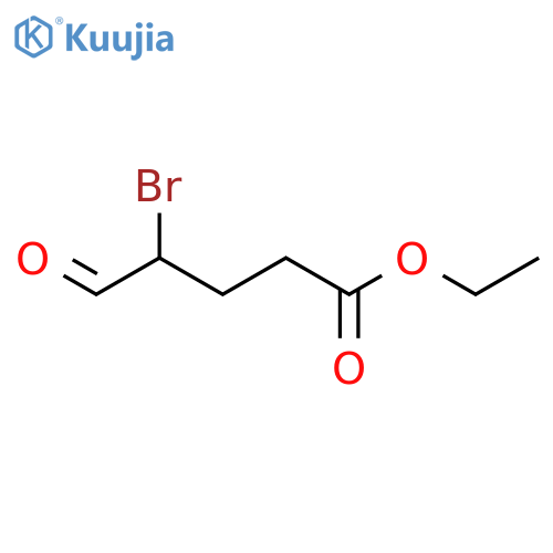 Ethyl 4-bromo-5-oxopentanoate structure