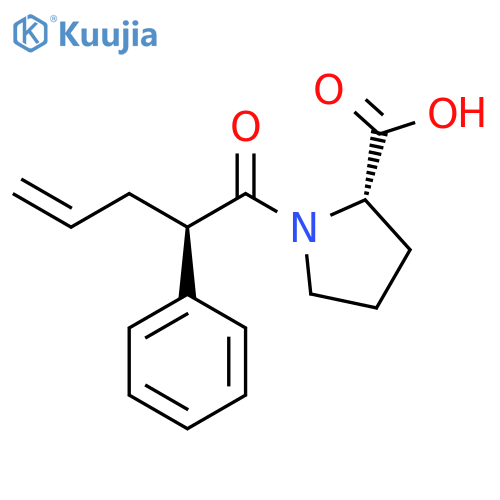 L-Proline, 1-[(2R)-1-oxo-2-phenyl-4-pentenyl]- structure