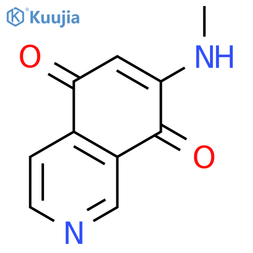 5,8-Isoquinolinedione, 7-(methylamino)- structure