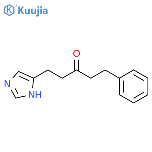 3-Pentanone, 1-(1H-imidazol-4-yl)-5-phenyl- structure