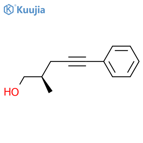 4-Pentyn-1-ol, 2-methyl-5-phenyl-, (2R)- structure