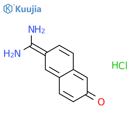 6-Amidino-2-naphthol Hydrochloride structure