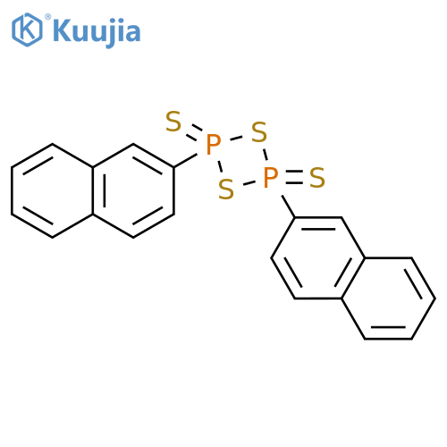 1,3,2,4-DITHIADIPHOSPHETANE, 2,4-DI-2-NAPHTHALENYL-, 2,4-DISULFIDE structure