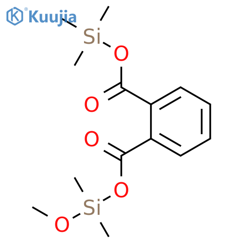 1,2-Benzenedicarboxylic acid, methoxydimethylsilyl trimethylsilyl ester structure