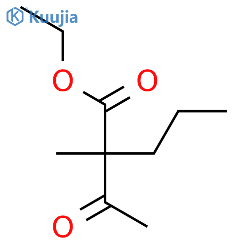 PENTANOIC ACID, 2-ACETYL-2-METHYL-, ETHYL ESTER structure