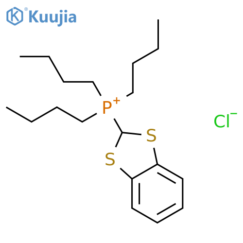 Phosphonium, 1,3-benzodithiol-2-yltributyl-, chloride structure