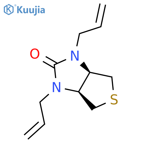1H-Thieno[3,4-d]imidazol-2(3H)-one, tetrahydro-1,3-di-2-propenyl-, cis- structure