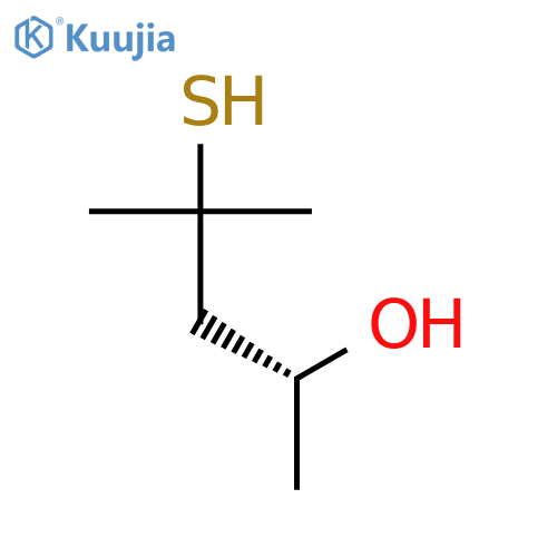 2-Pentanol, 4-mercapto-4-methyl-, (R)- structure